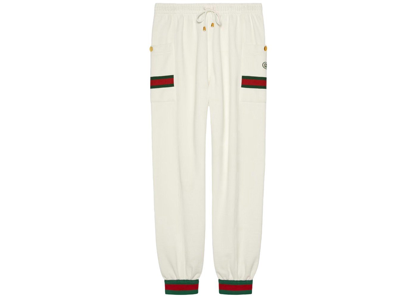 GUCCI Webbing-trimmed printed tech-jersey track pants | NET-A-PORTER